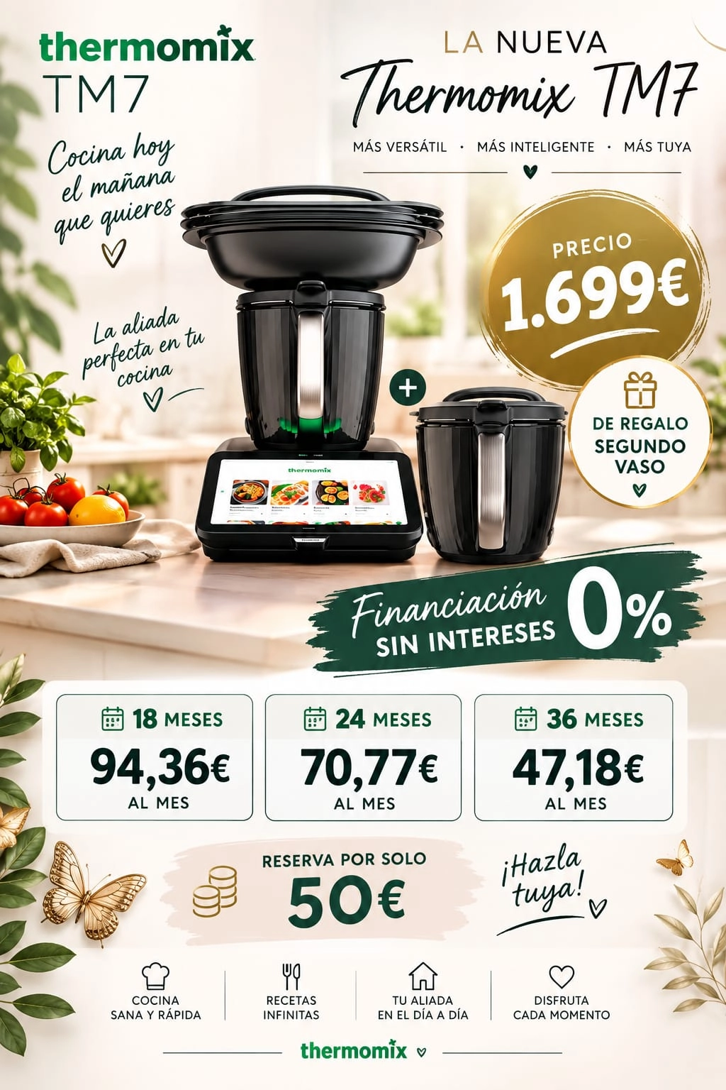💚 ¡Disfruta el doble con Thermomix TM7!