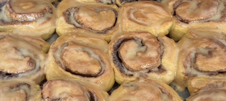 Cinnamon rolls de calabaza